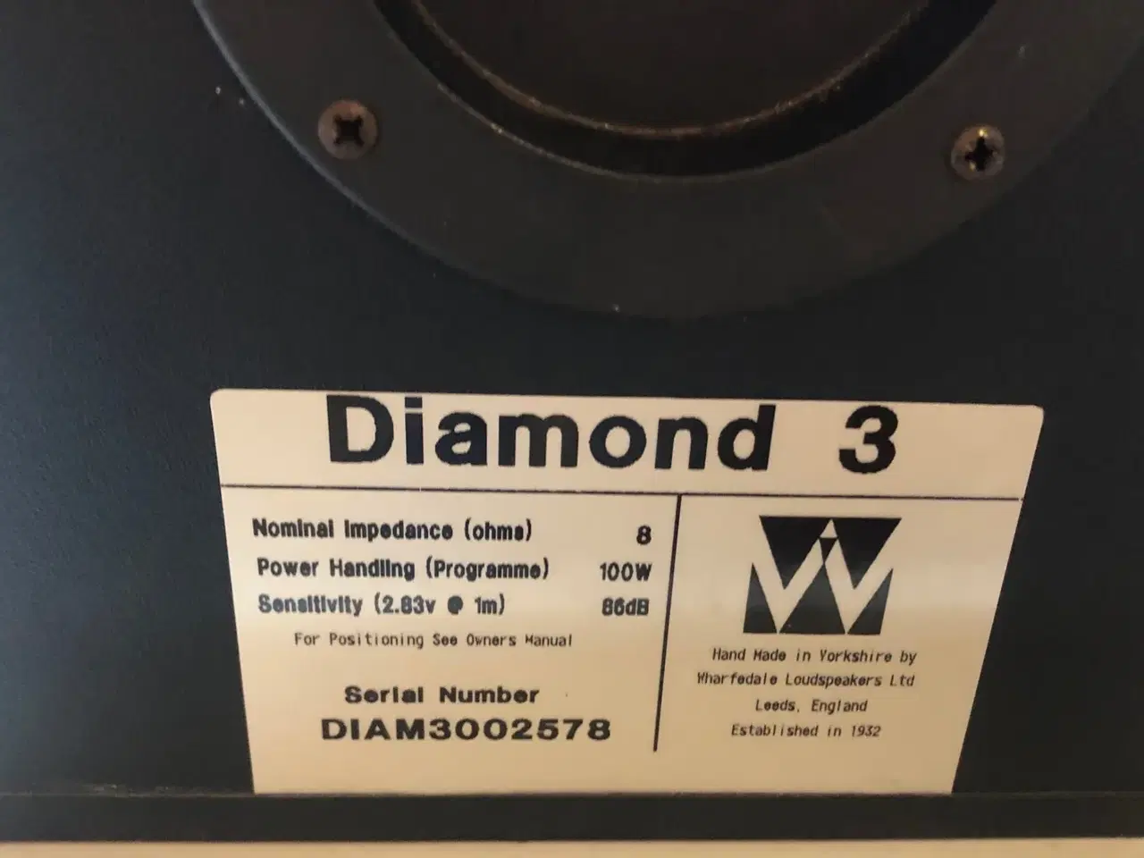 Billede 1 - KØBES Wharfedale Diamond mrk iii (3). Også defekte