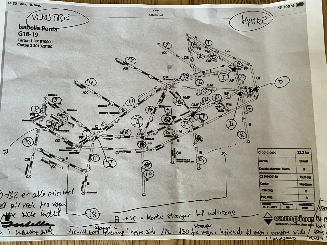 Billede 8 - Isabella Penta 975 - fortelt 