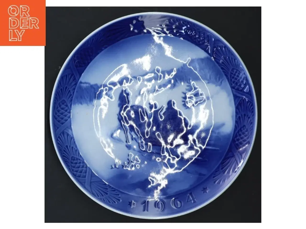 Billede 1 - Royal Copenhagen juleplatte 1964 fra Royal Copenhagen (str. Ø 18 cm)