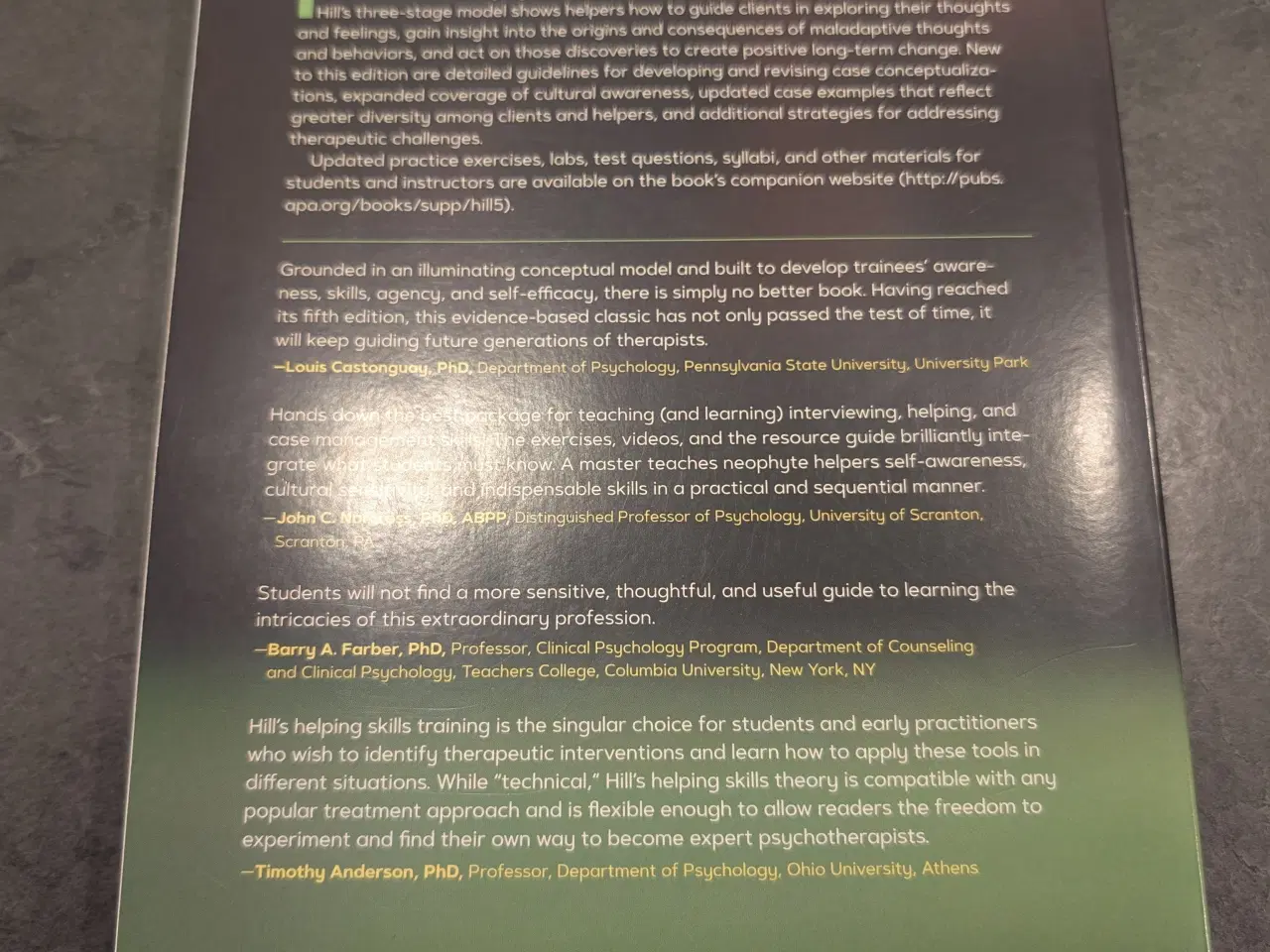 Billede 3 - Clara E. Hill Helping Skills bog