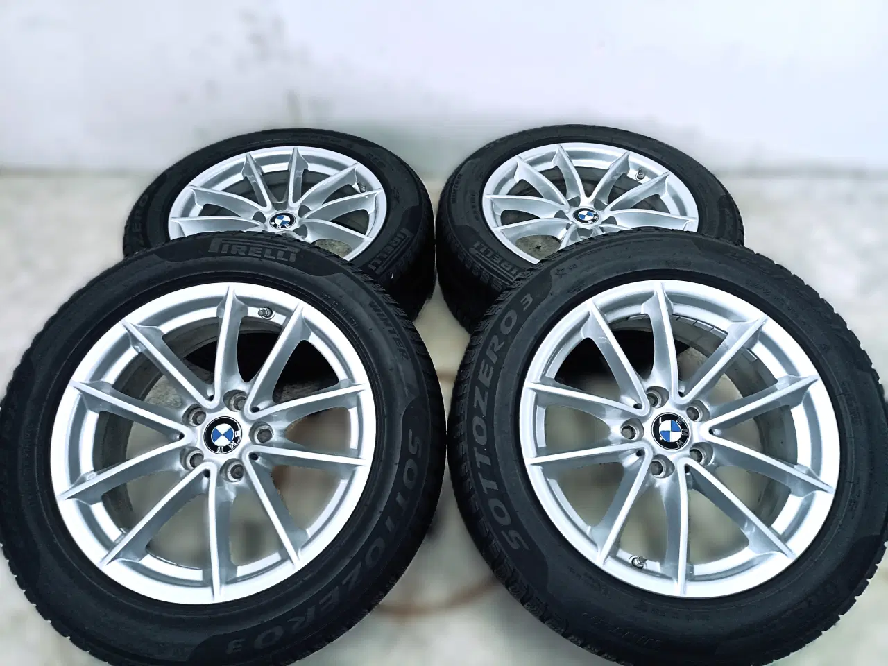 Billede 3 - 5x112 17" ET27 nav 66,6ø BMW vintersæt inkl.TPMS