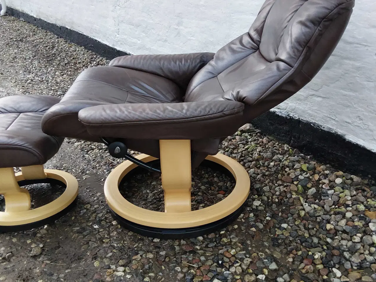 Billede 3 - Stressless mayfair læder lænestol. NYPRIS 21.998,-