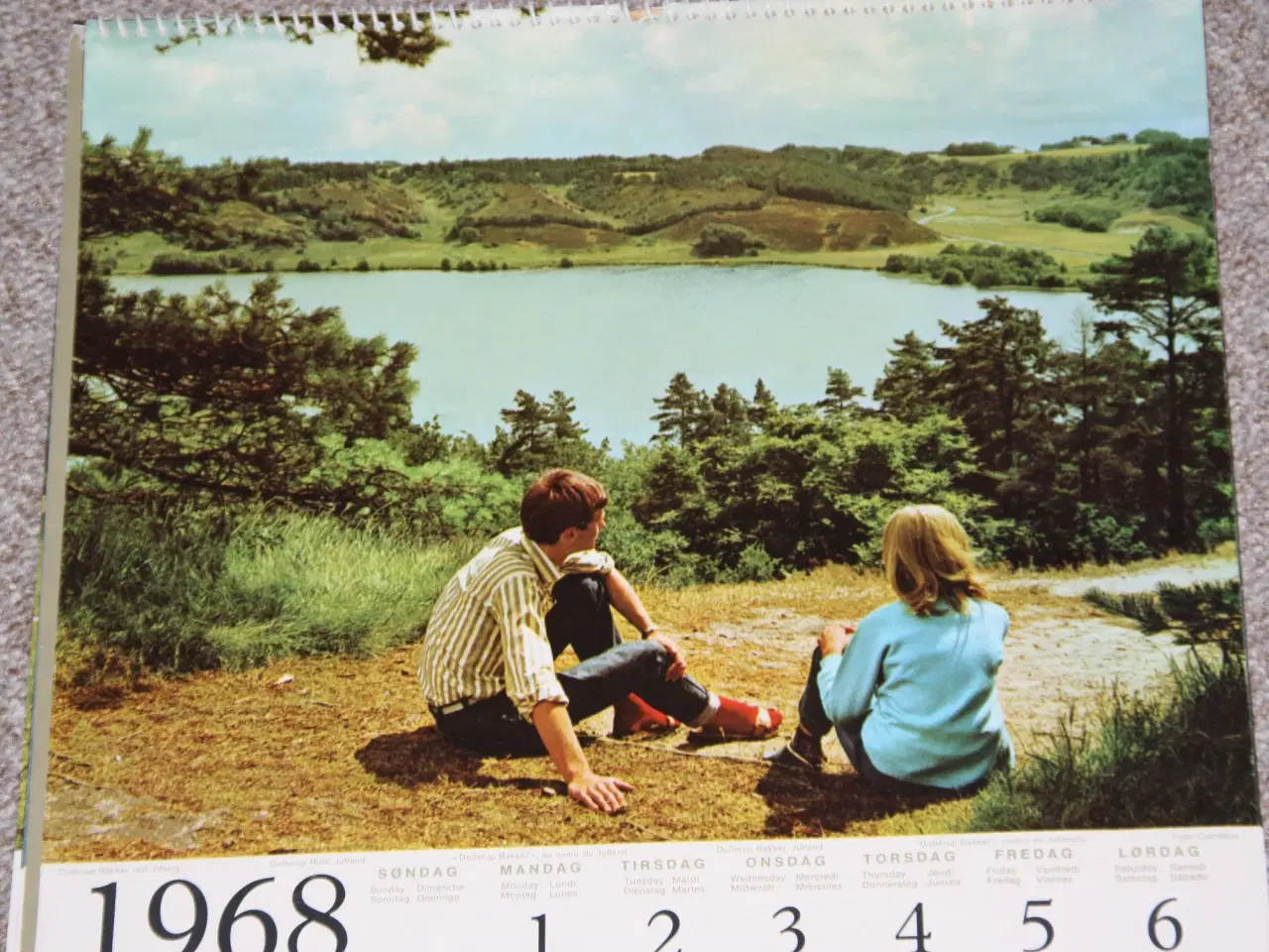 Billede 2 - Retro kalender fra 1968