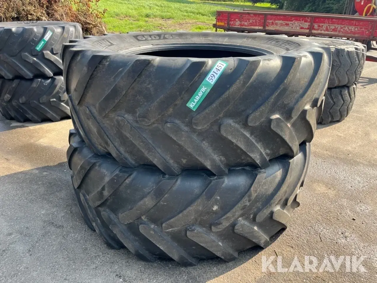 Billede 2 - Traktordæk Michelin Multibib 650/65R42