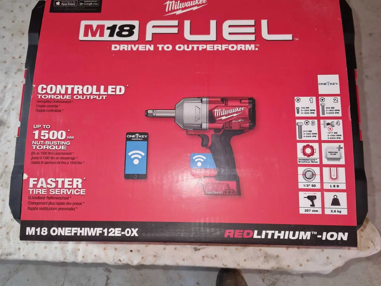 Billede 1 - Milwaukee M18 FUEL 1/2" slagnøgle 