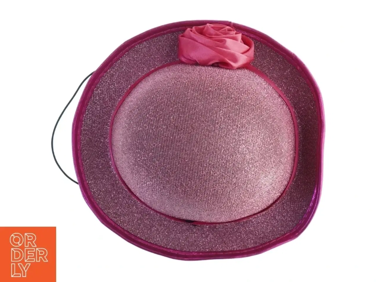 Billede 4 - Rosa glitrende hat (str. Ø. 20 cm)