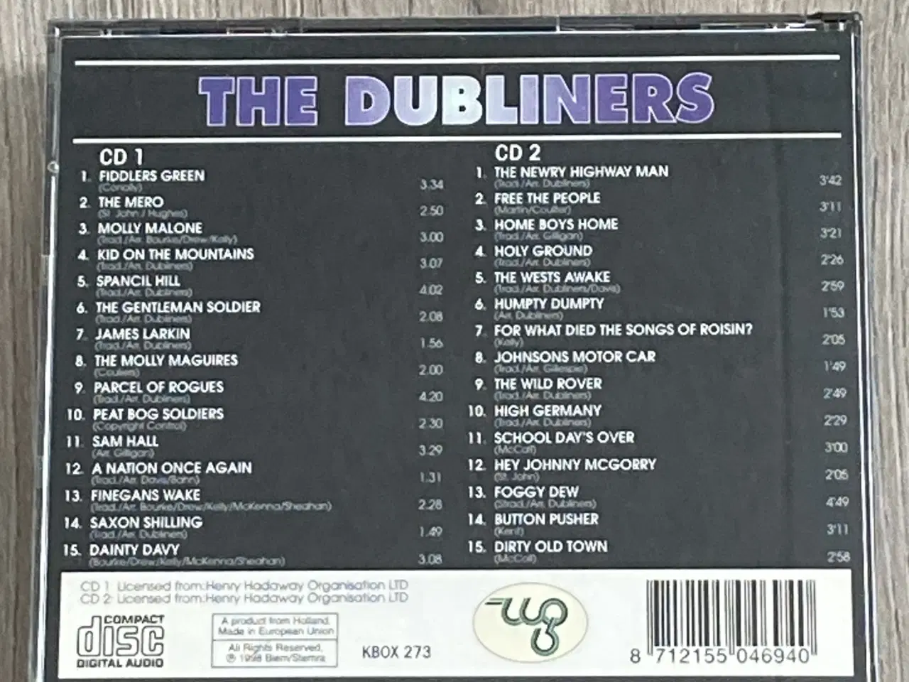Billede 2 - 2CD: The Dubliners