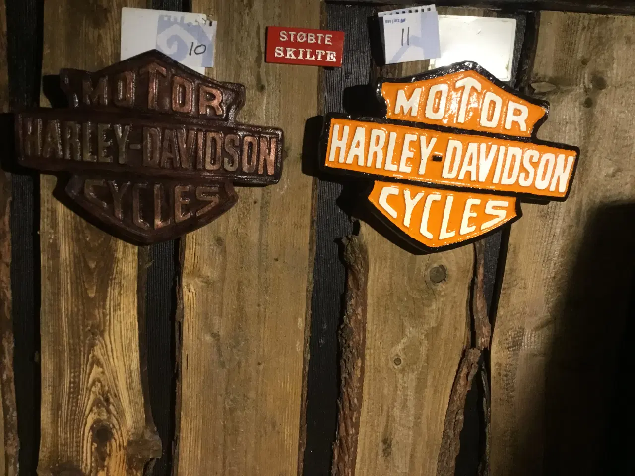 Billede 5 - Støbte skilte Harley Davidson