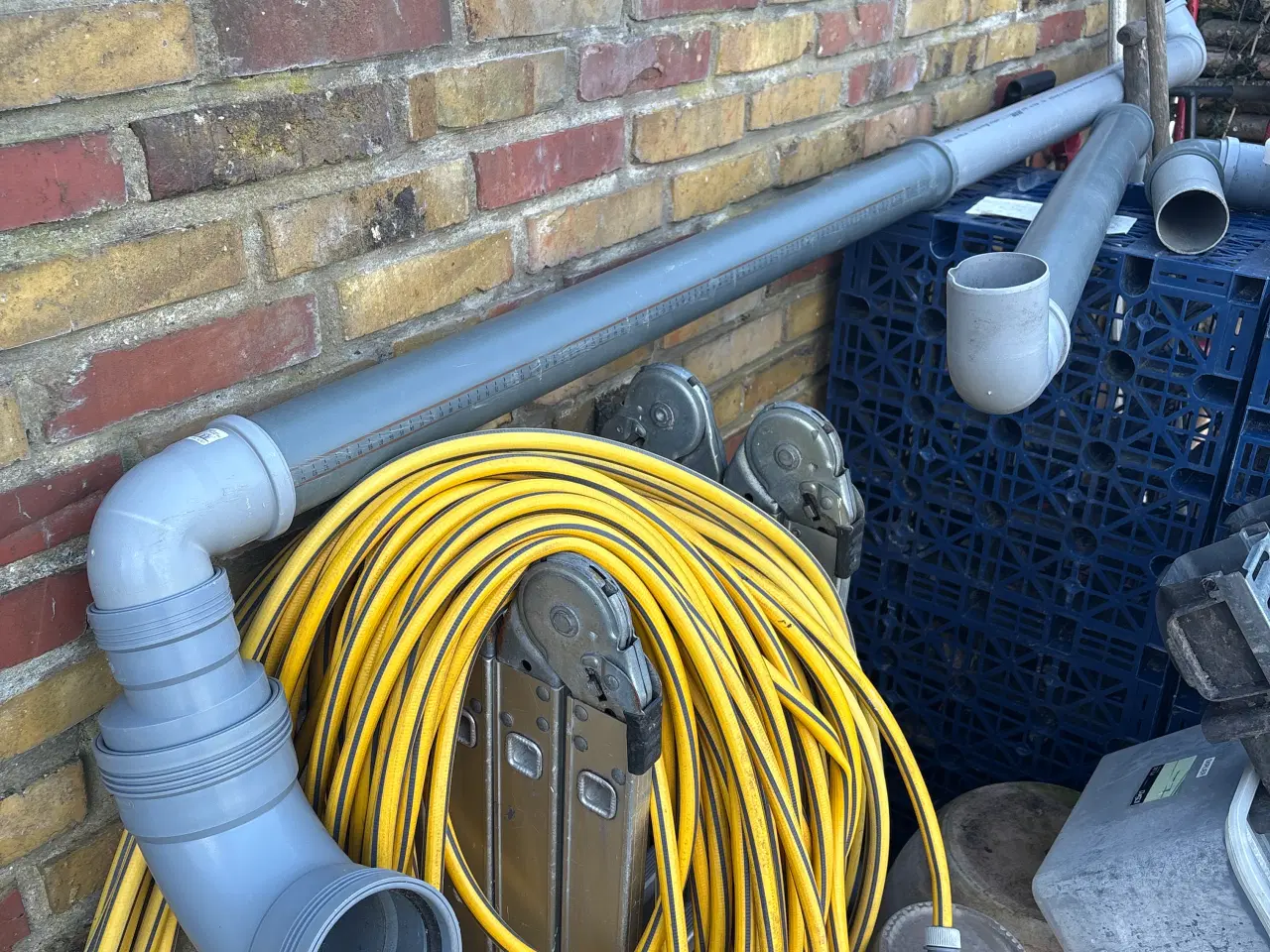 Billede 4 - Faskinekasser med tilbehør.2 stk