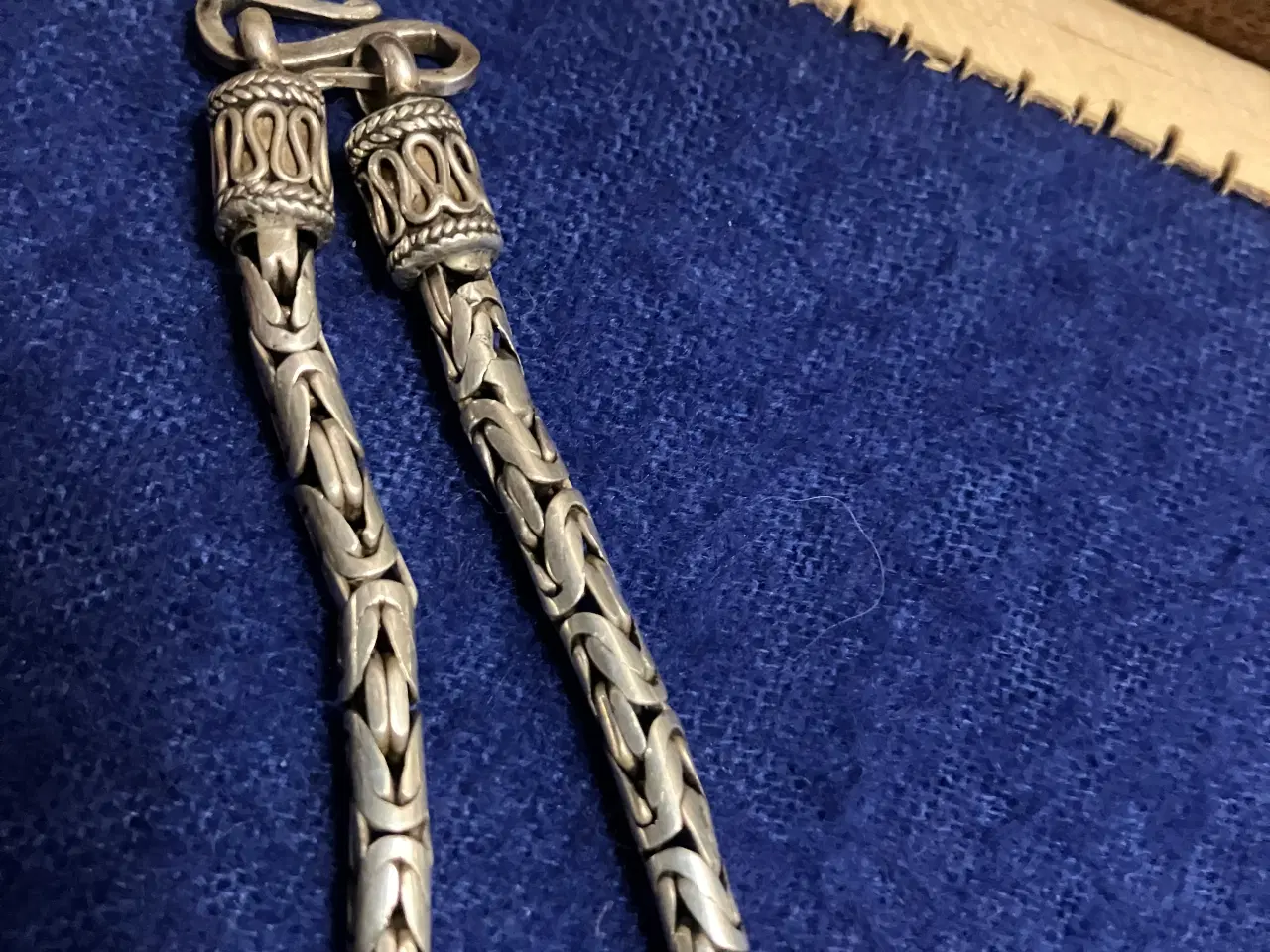 Billede 1 - Konge kæde i sterling sølv