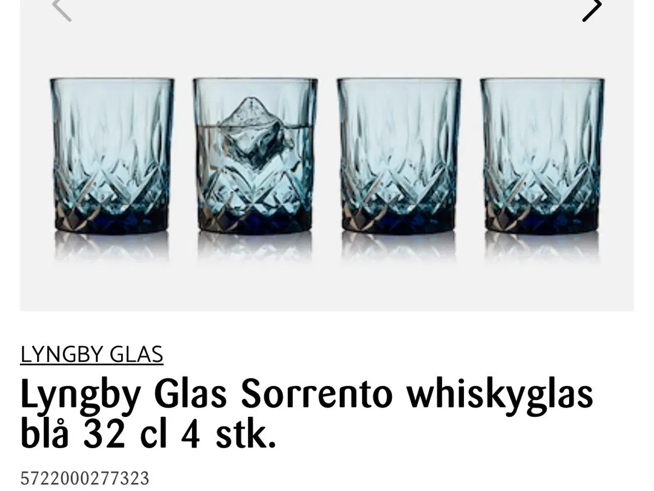 Billede 3 - Lyngby Glas Sorrento Whiskyglas Multifarvet 32 cl.