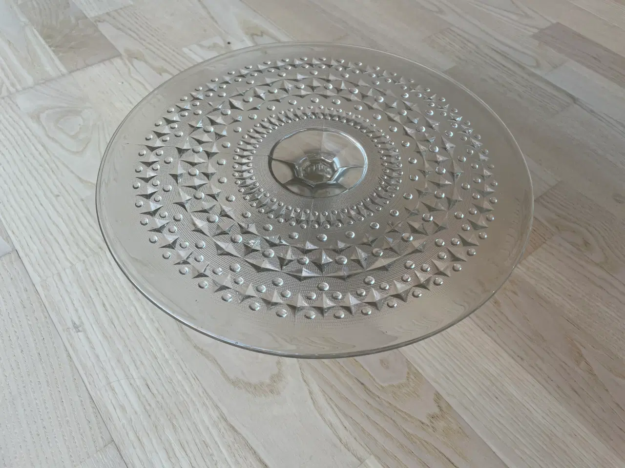 Billede 1 - Opsats af klart glas 30 cm i diameter 