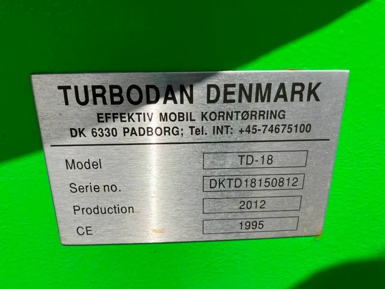 Billede 9 - - - - Turboodan 18 Mobiltørreri