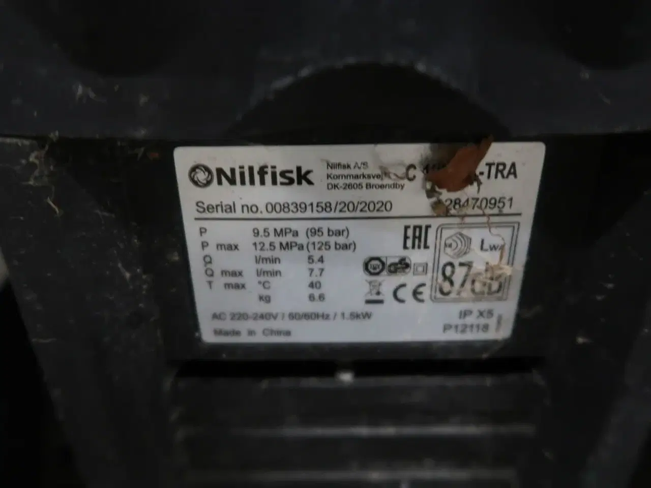 Billede 4 - Højtryksrenser, Nilfisk C 125.7