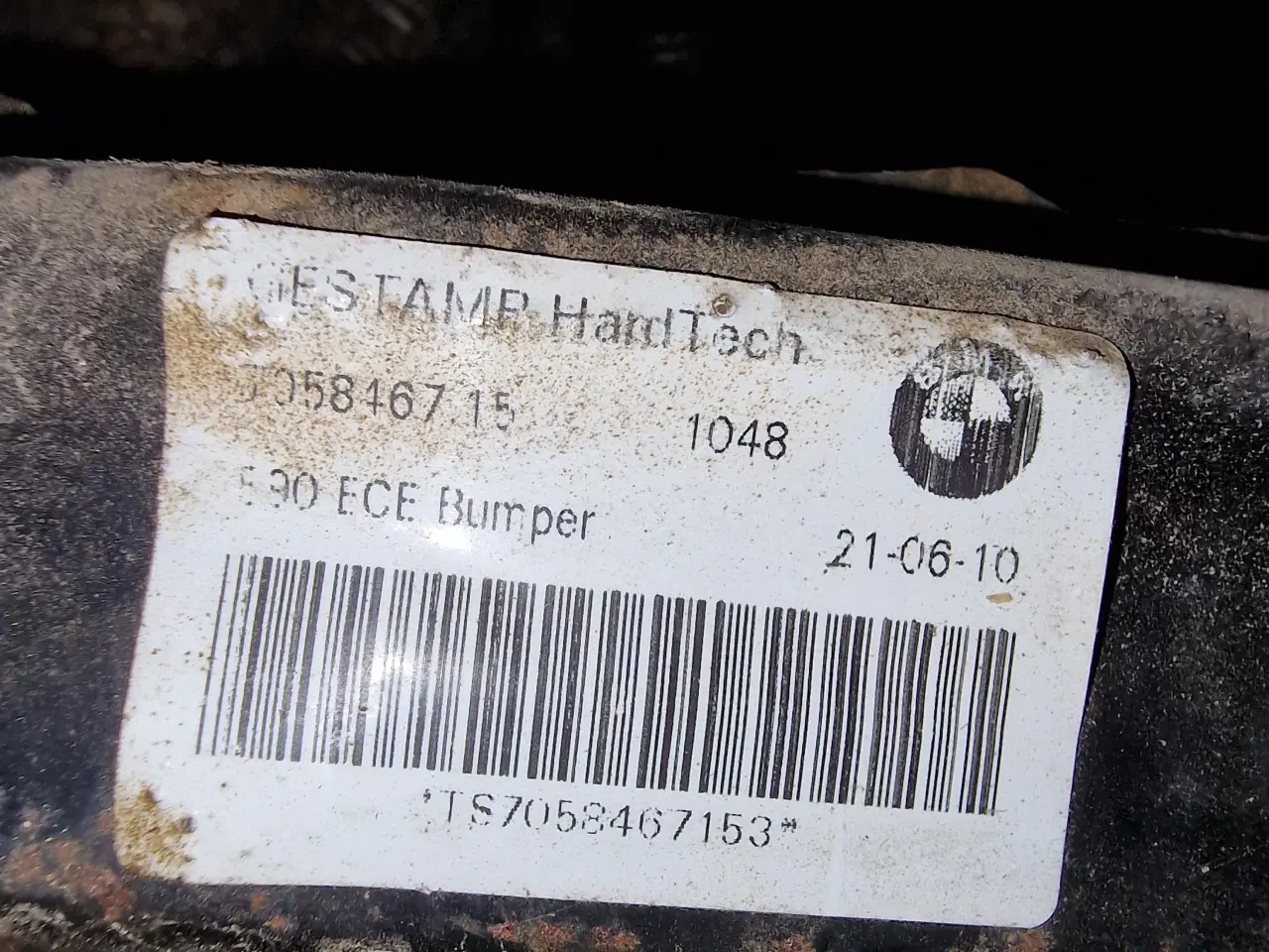 Billede 1 - BMW E90 bageste kofangerforstærker (OEM 7058467)