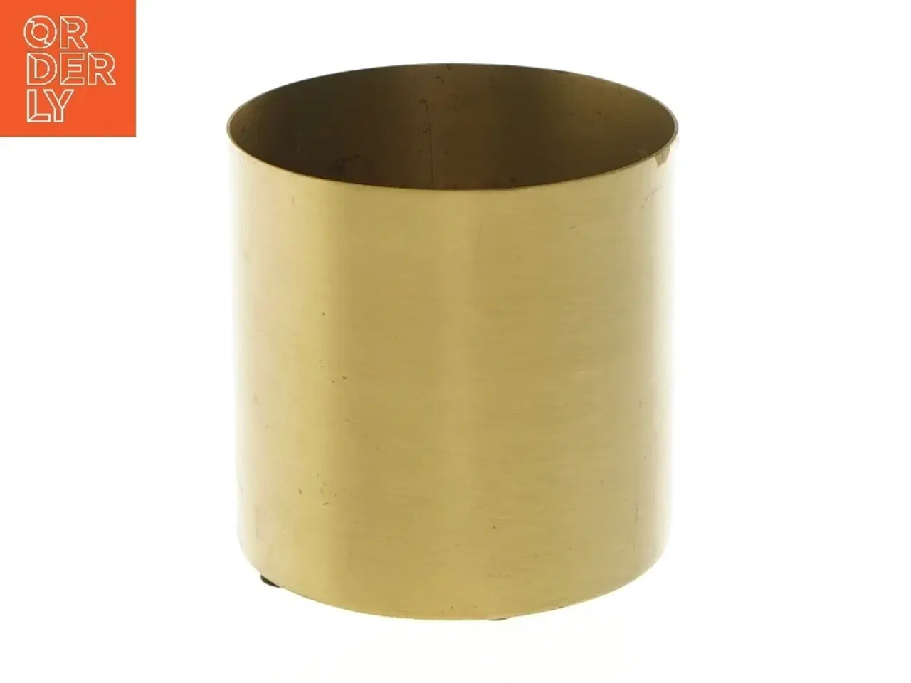 Billede 1 - Guldfarvet vase fra Hskjalmp (str. 10 cm)