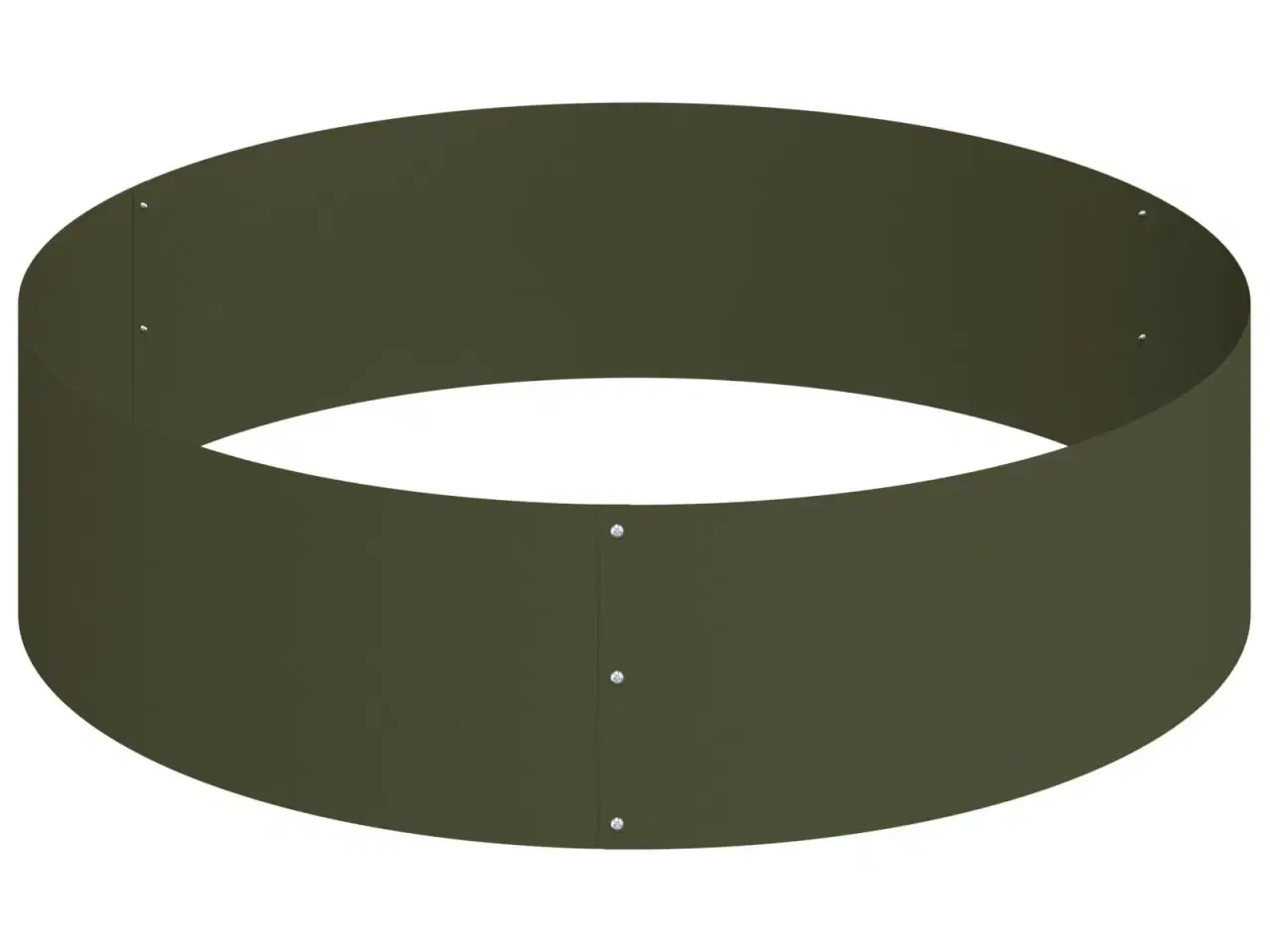 Billede 7 - Have Blomsterkrukke Olivengrøn 120 x 120 x 20 cm Stål