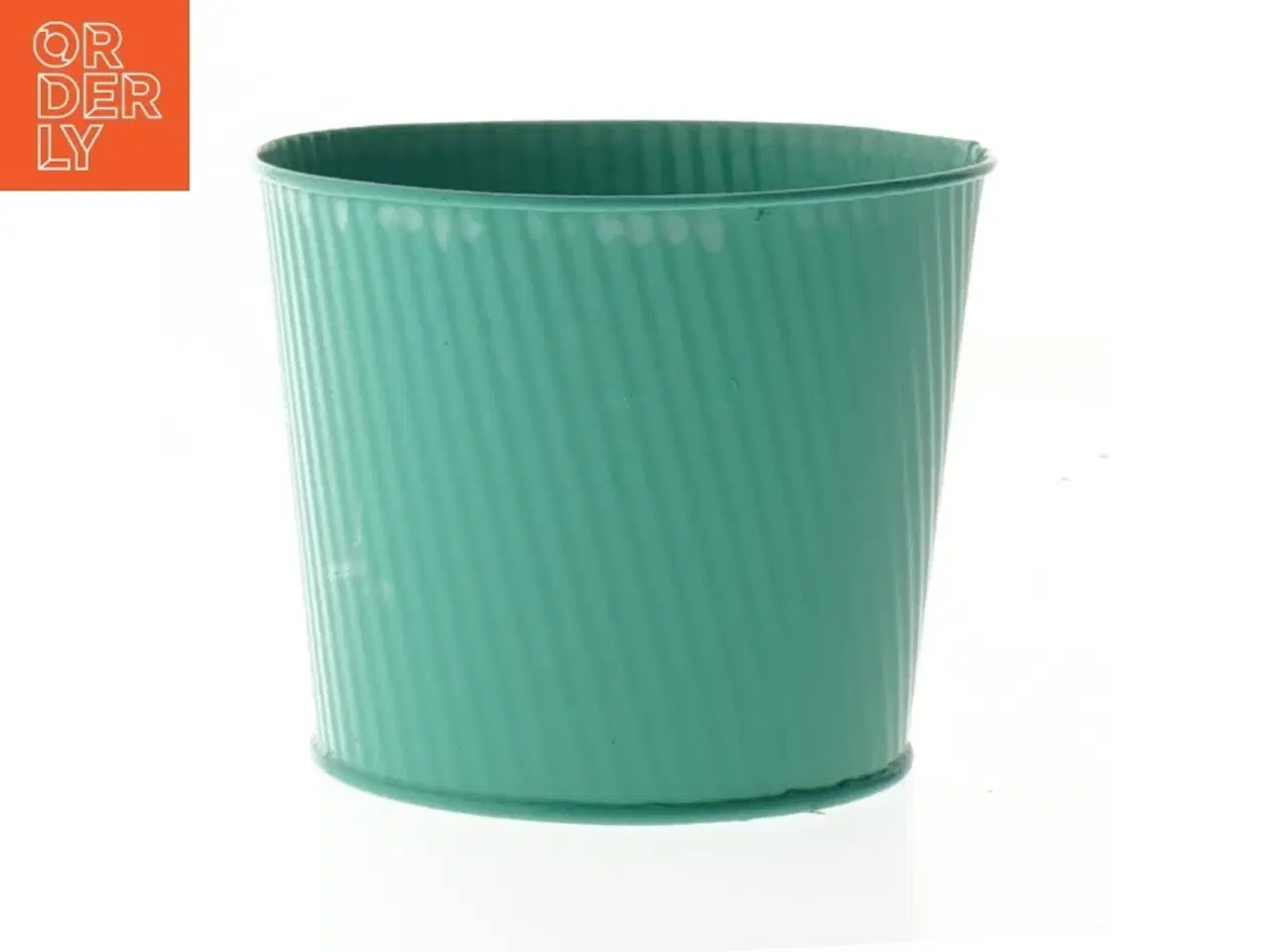 Billede 1 - Grøn urtepotteskjuler (str. Ø. 10 cm længde. 8,5 cm)