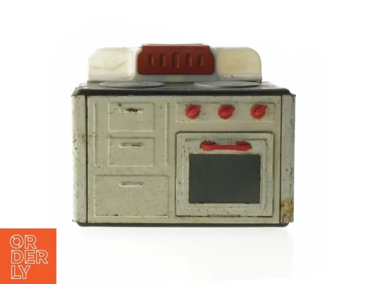 Billede 1 - Miniature legetøjskomfur (str. 16,5 cm)