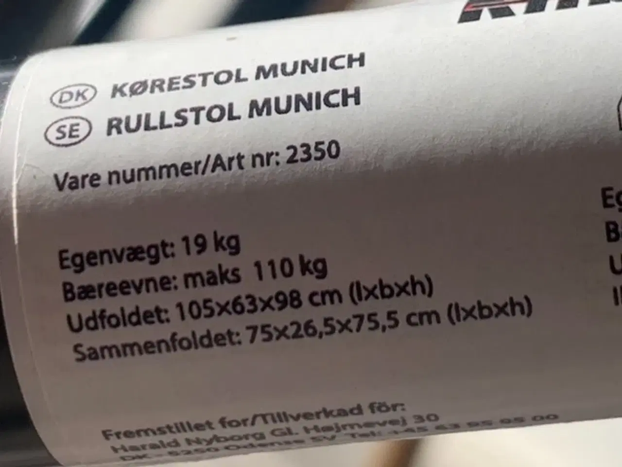 Billede 5 - Kørestol sælges, fremstår ifin stand