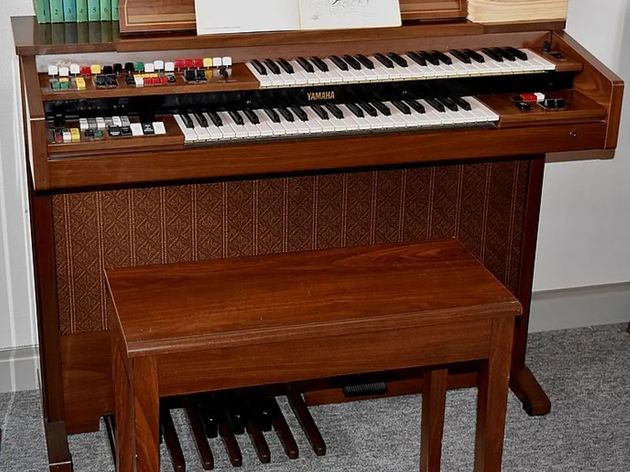 Billede 1 - Yamaha elorgel Electone B-405 med pedal og bænk 