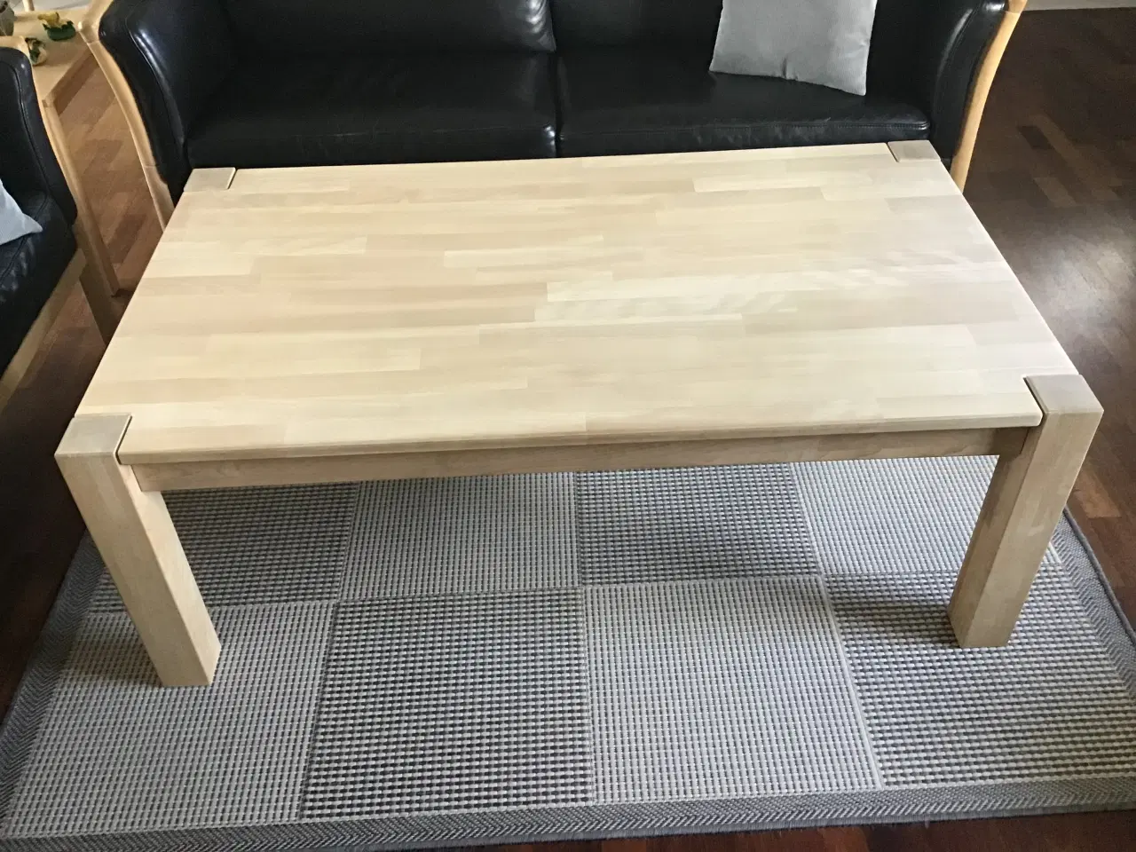 Billede 2 - Sofabord i sæbebehandlet bøg
