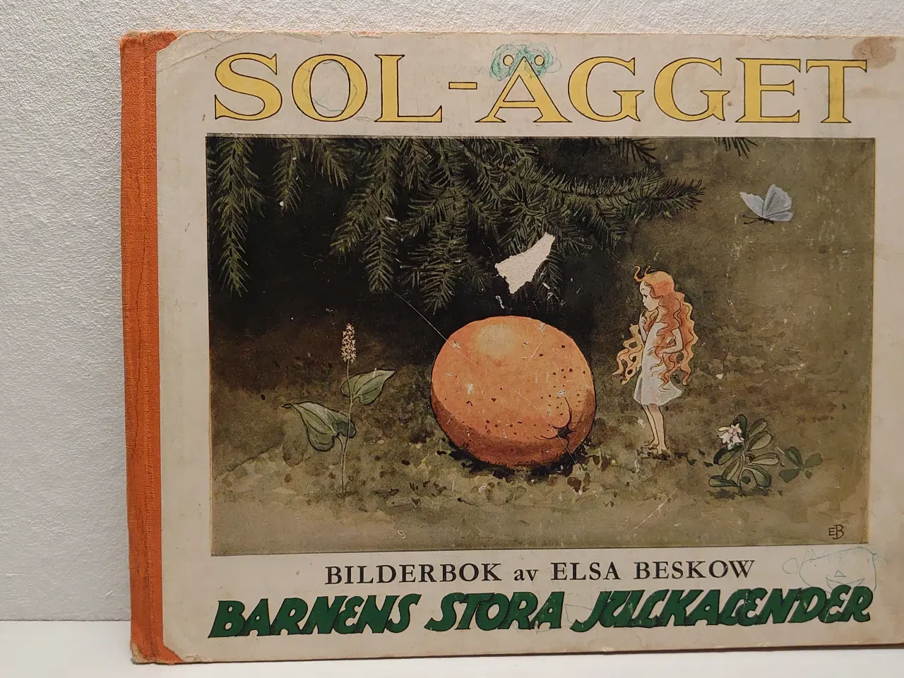 Billede 1 - Elsa Beskow: Sol-Ägget. Svensk udgave 1947.