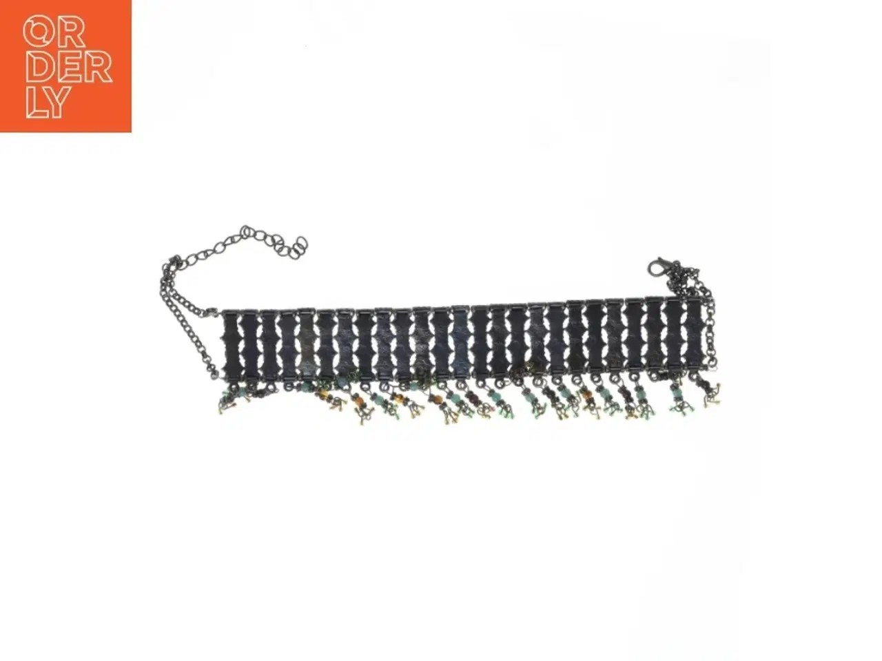 Billede 2 - Dekorativ choker halskæde (str. 32 cm)