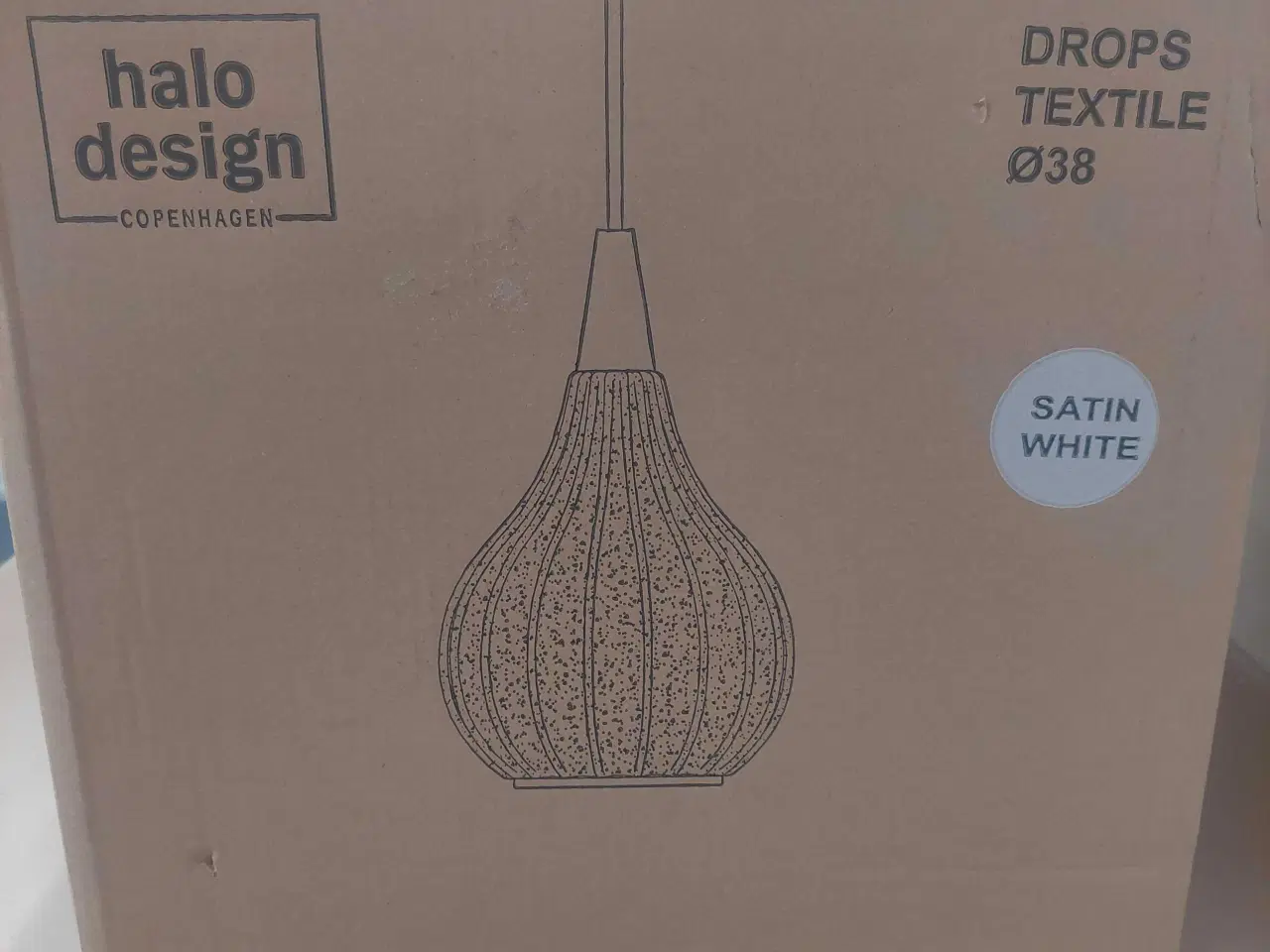 Billede 2 - loftlampe, Halo design drops Ø38 cm. Ubrugt ( anno