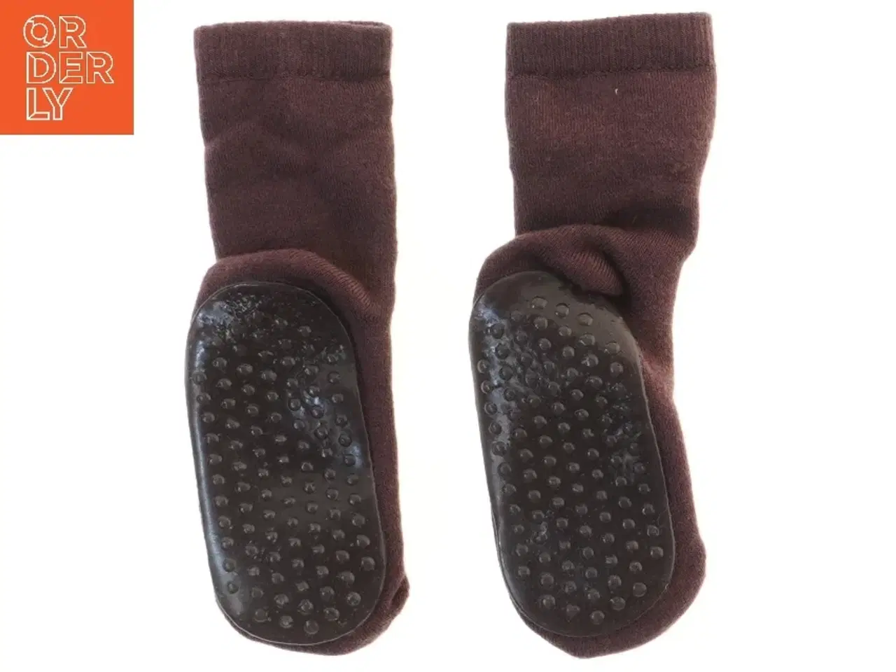 Billede 1 - Børnestrømper med skridsikkert sål (str. 25 cm)