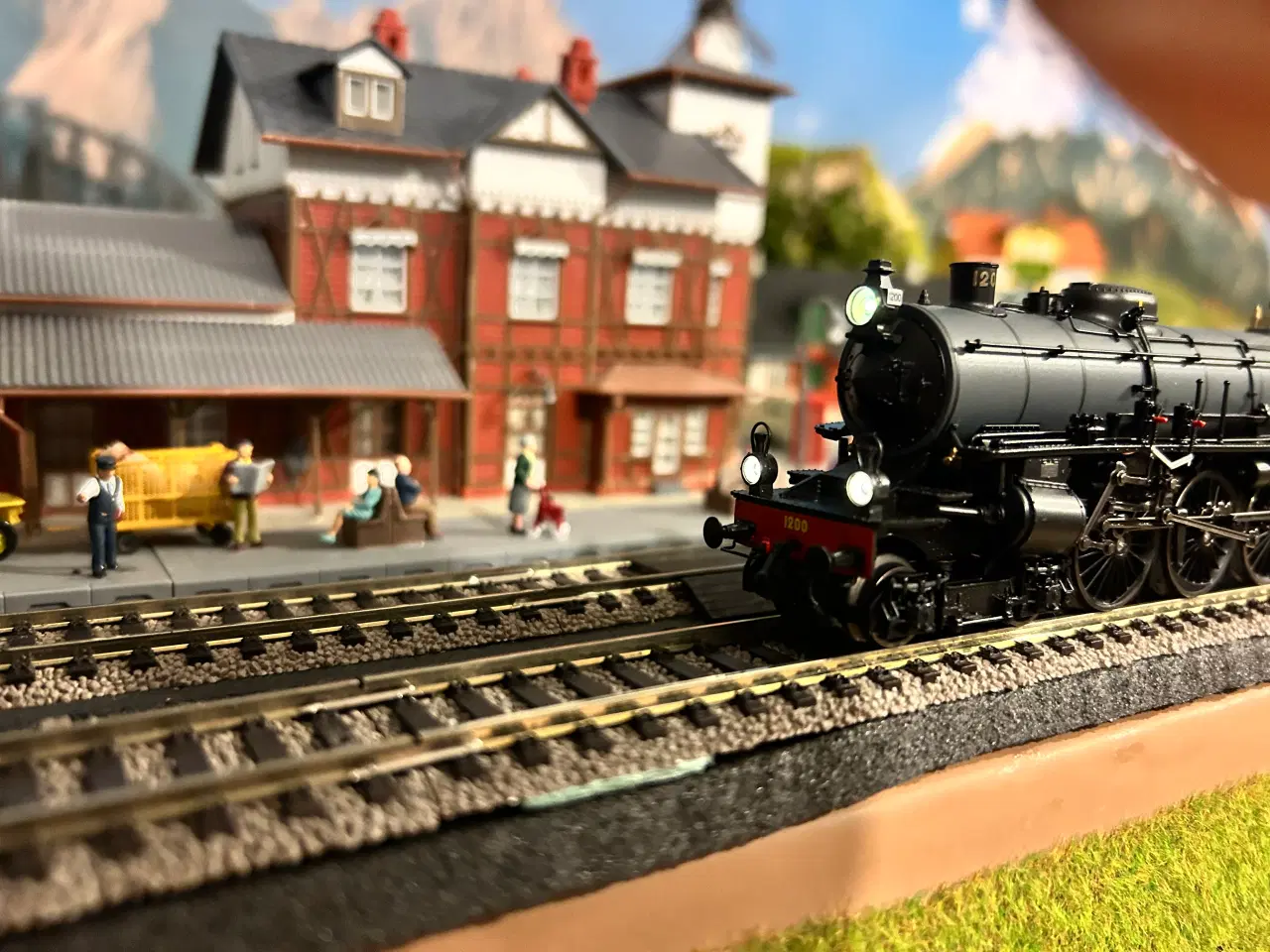 Billede 11 - Modeltog Trix 25490 F 1200 Svensk Damplokomotiv.