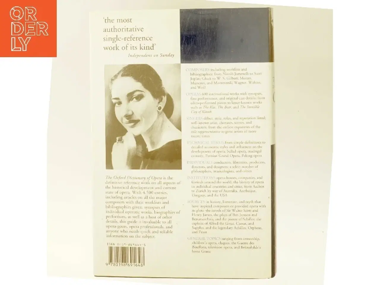Billede 3 - The Oxford dictionary of opera af Joyce Bourne, John Warrack, Ewan West (Bog)