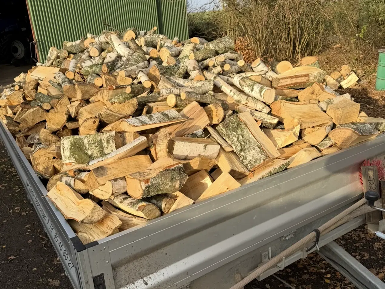 Billede 1 - Birkebrænde/pejsebrænde klar til brug 01.11.2026