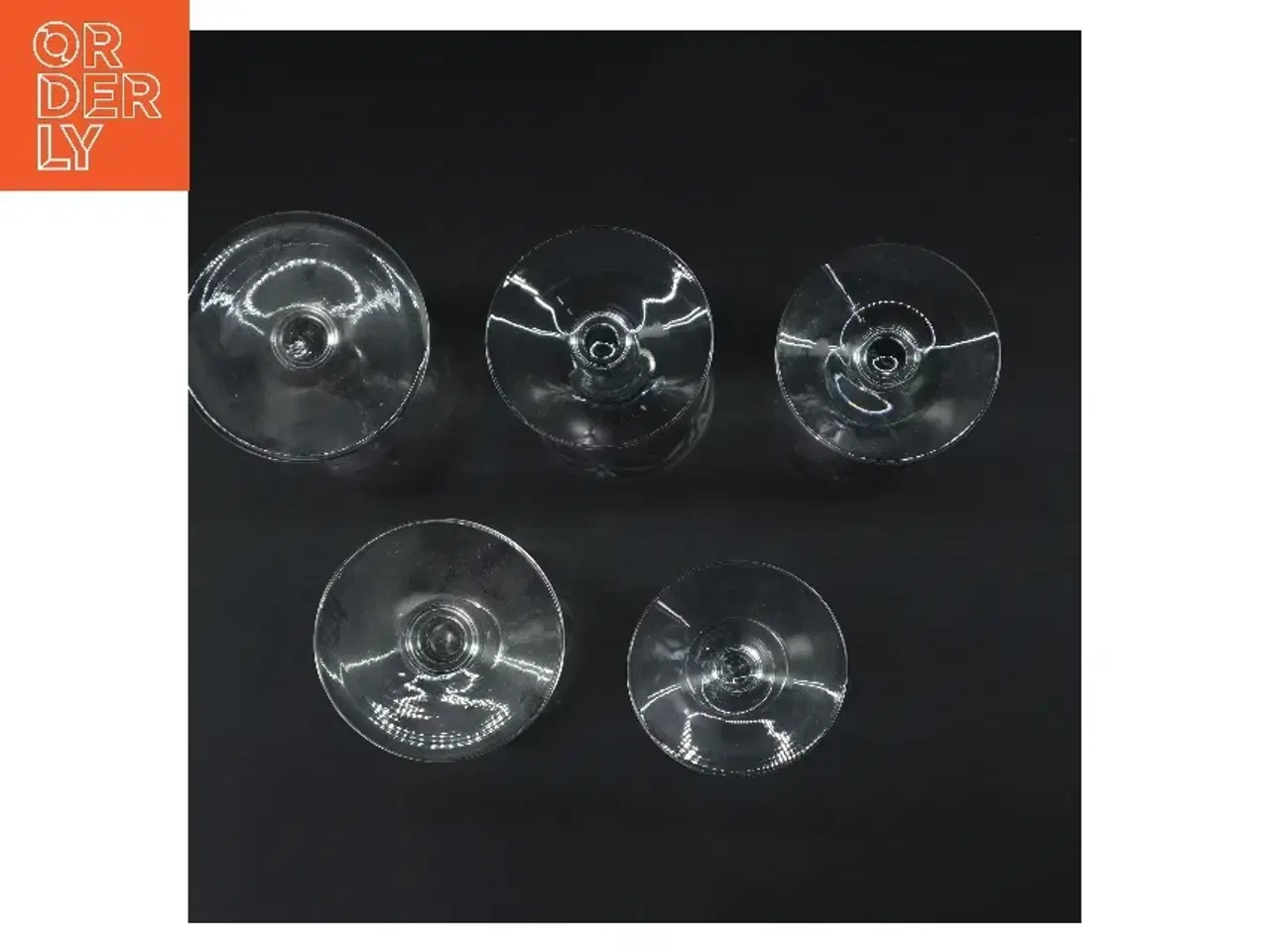 Billede 2 - Ulla vinglas sæt (str. 5 stk Ø 7,5 cm længde 17 cm)