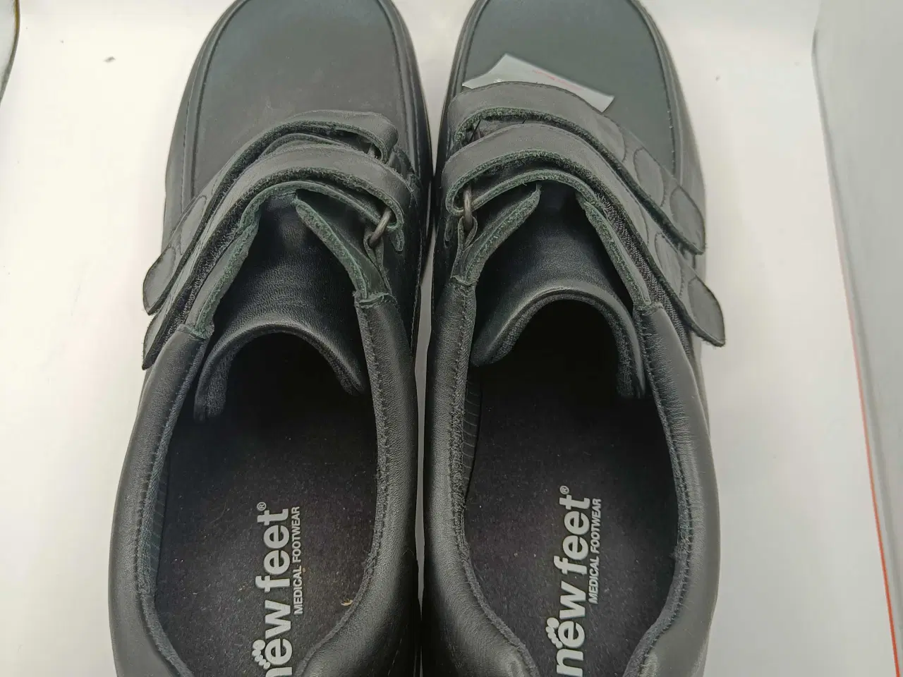 Billede 4 - New Feet sort læder sko 48str