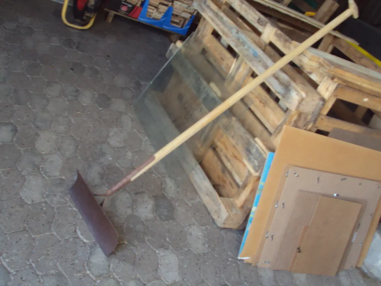 Billede 1 - Sneskraber  med stålblad .