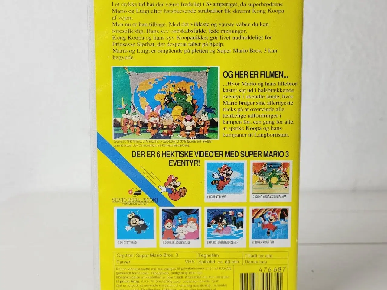 Billede 2 - Super Mario Bros. 3 - Bånd 2 - VHS Videofilm 