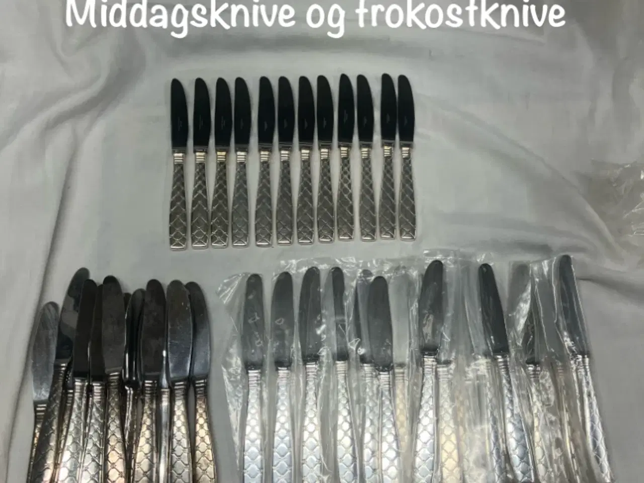Billede 1 - Stjerne middagsknive og frokostknive 