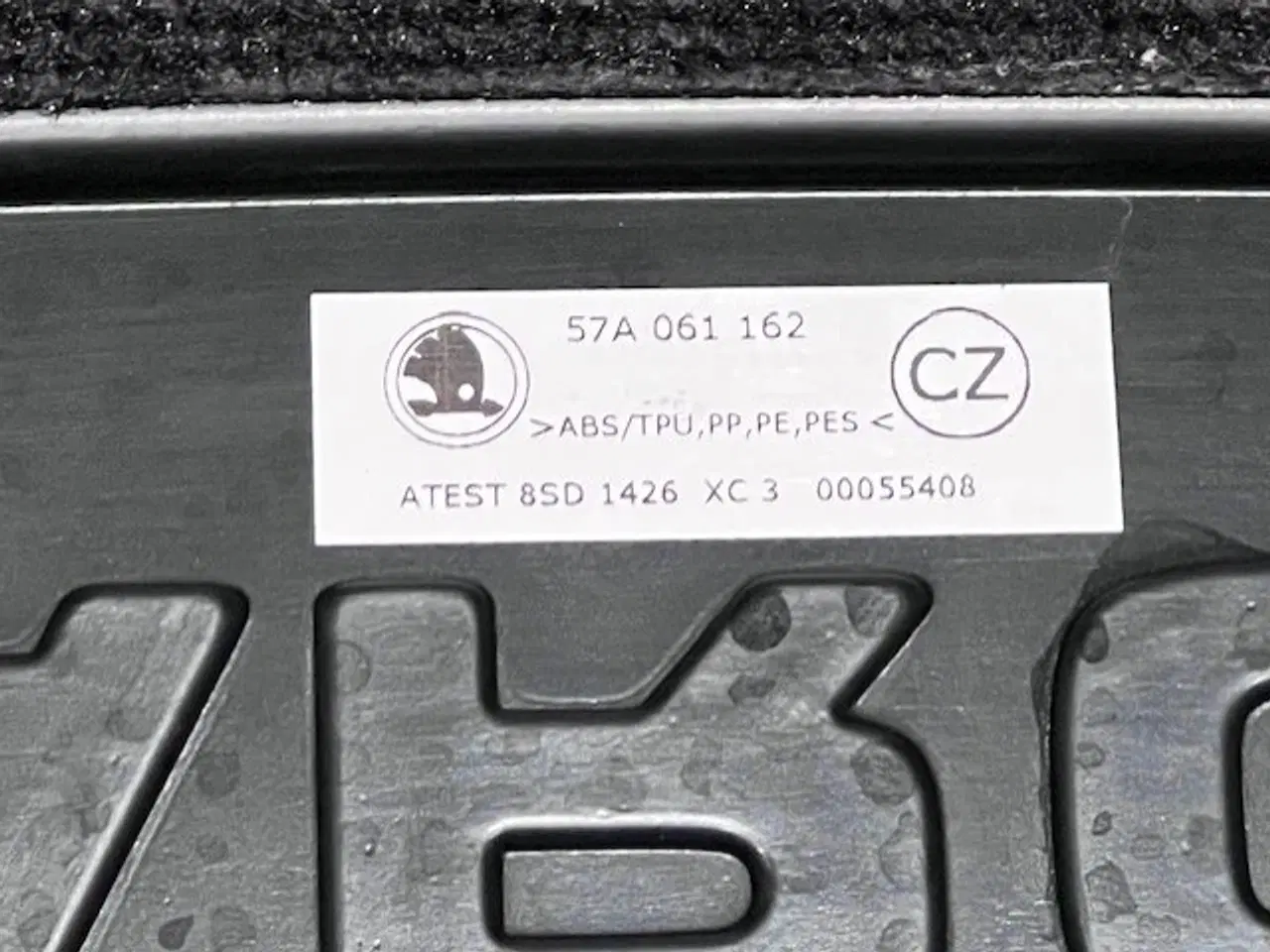 Billede 3 - Skoda Karoq plast bagagerumsbakke - Karoq 2017-202