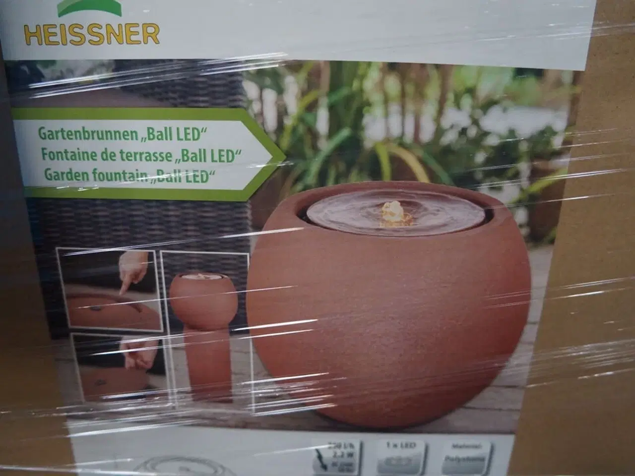 Billede 2 - Palle med udendørslys LED