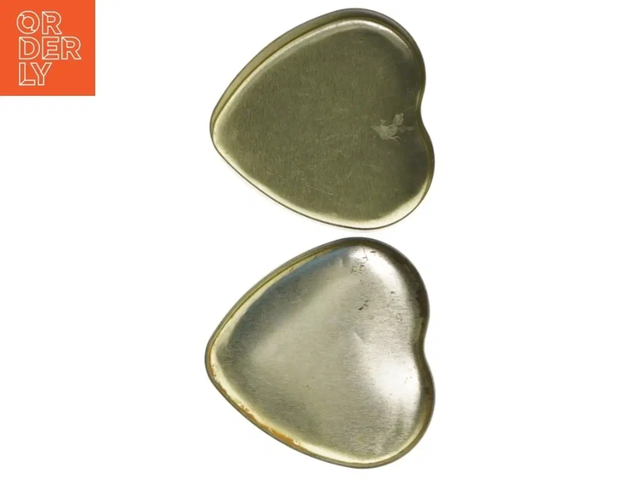 Billede 4 - Dekorativ hjerteformet dåse (str. 9x9 cm)