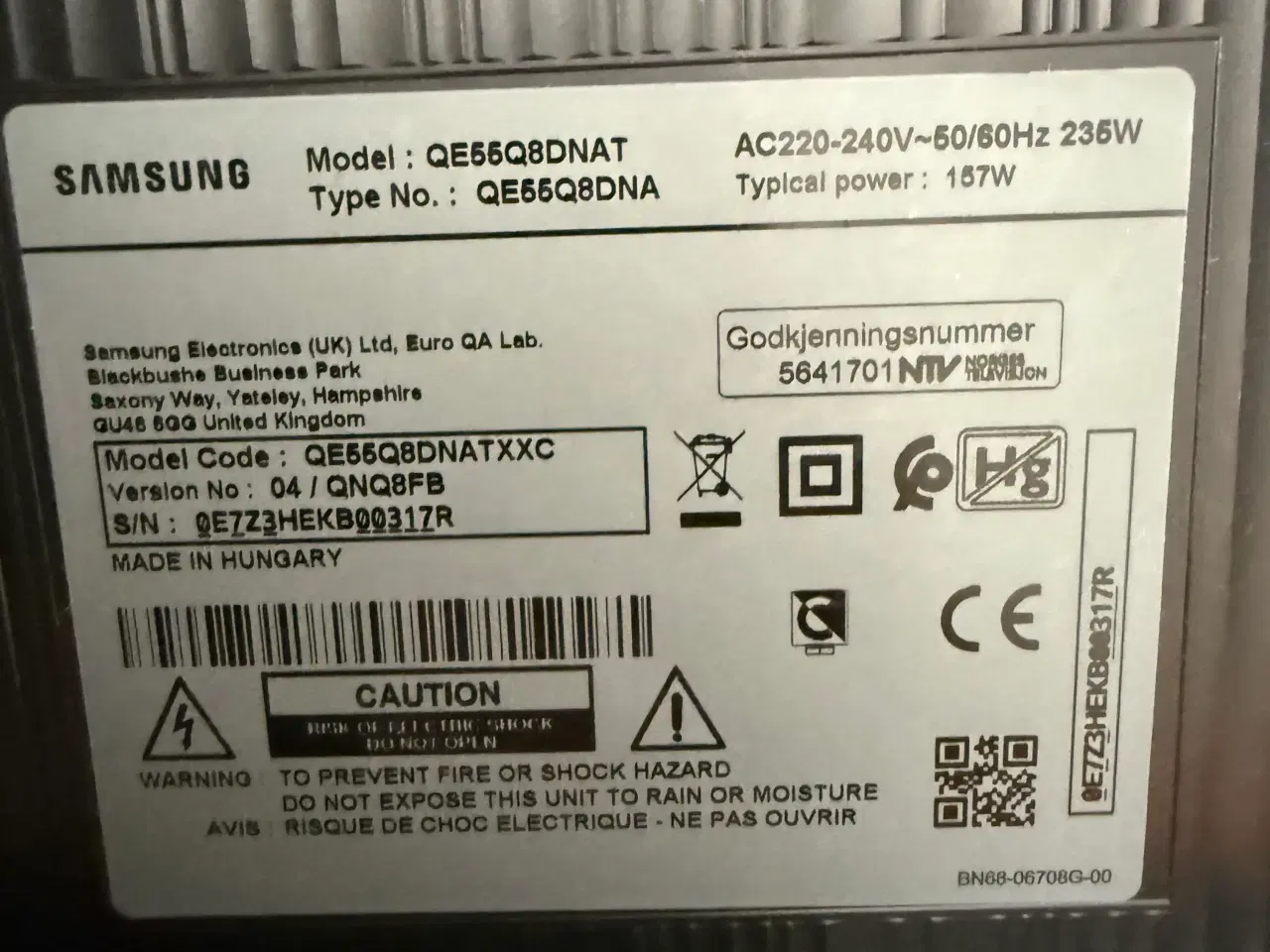 Billede 2 - 55” Samsung QLED SMART TV 