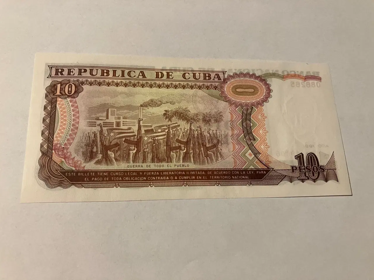 Billede 2 - 10 Pesos Cuba 1991