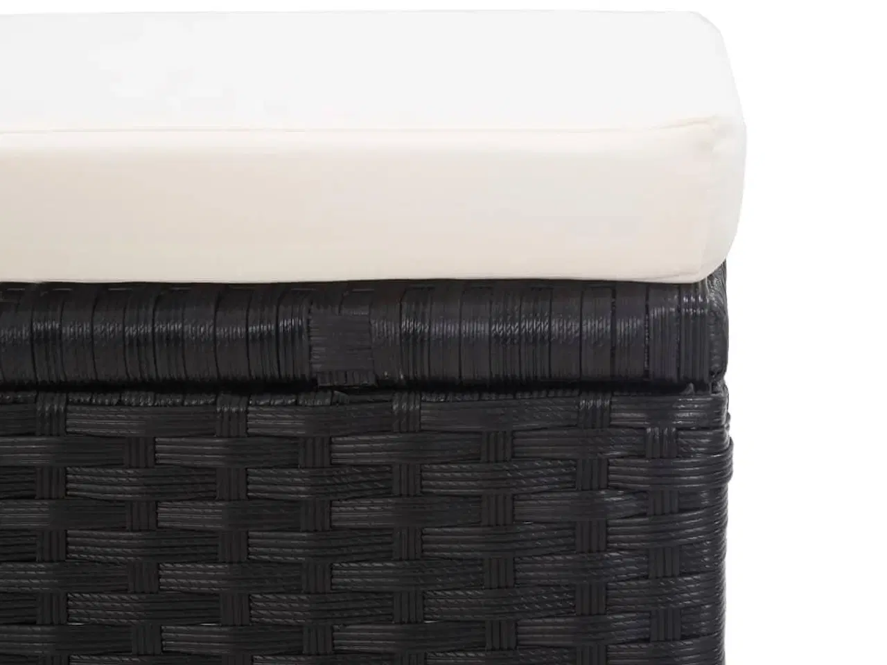 Billede 7 - Havetaburetter 2 stk. med hynder polyrattan sort