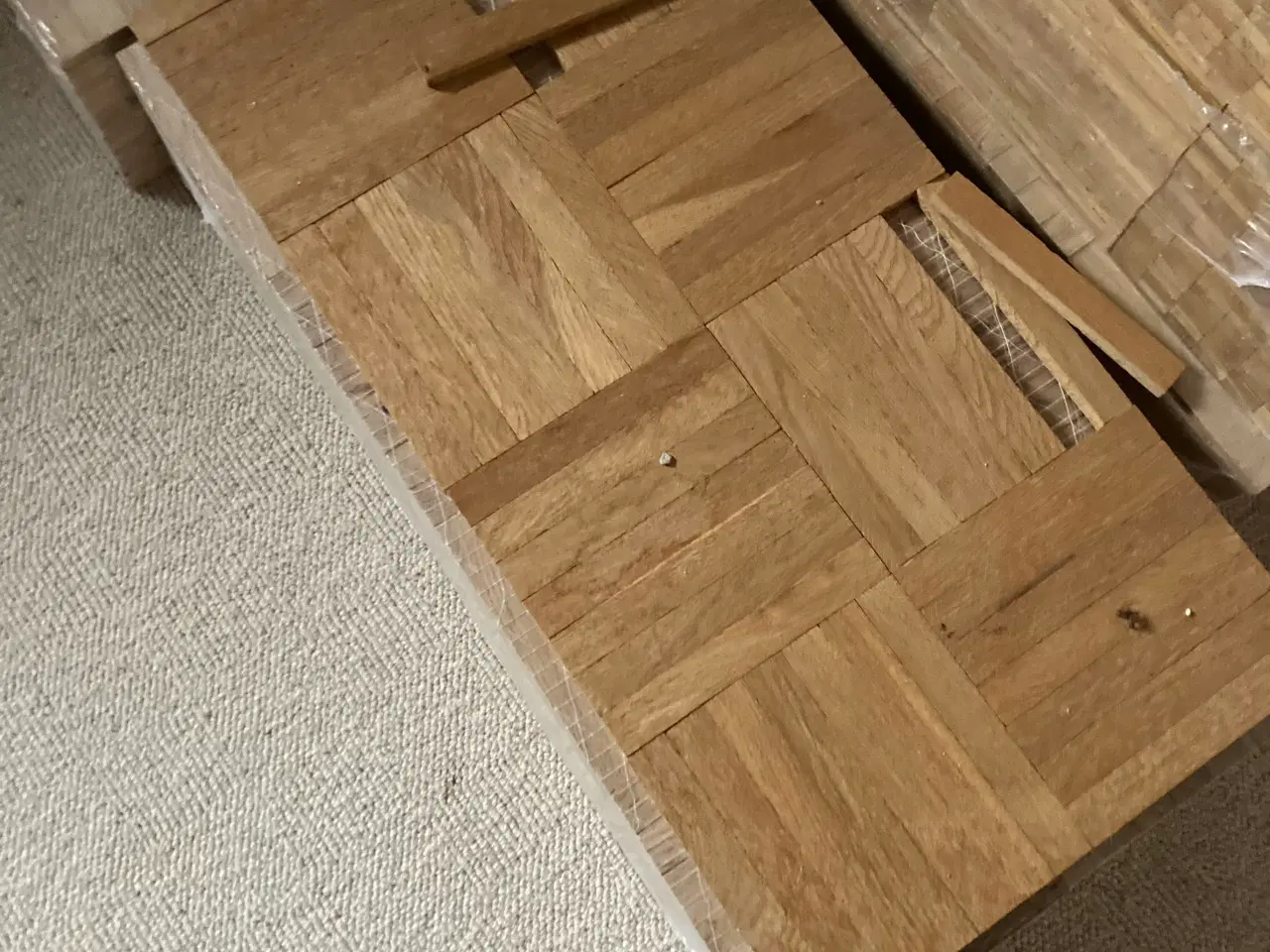 Billede 2 - Eg mosaik parket