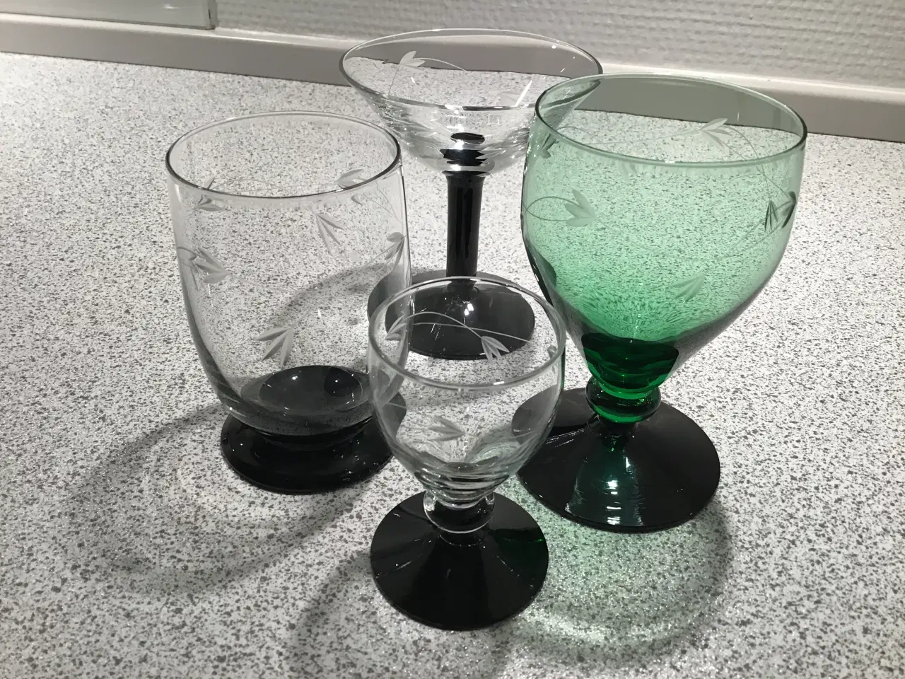 Billede 1 - Ranke glas