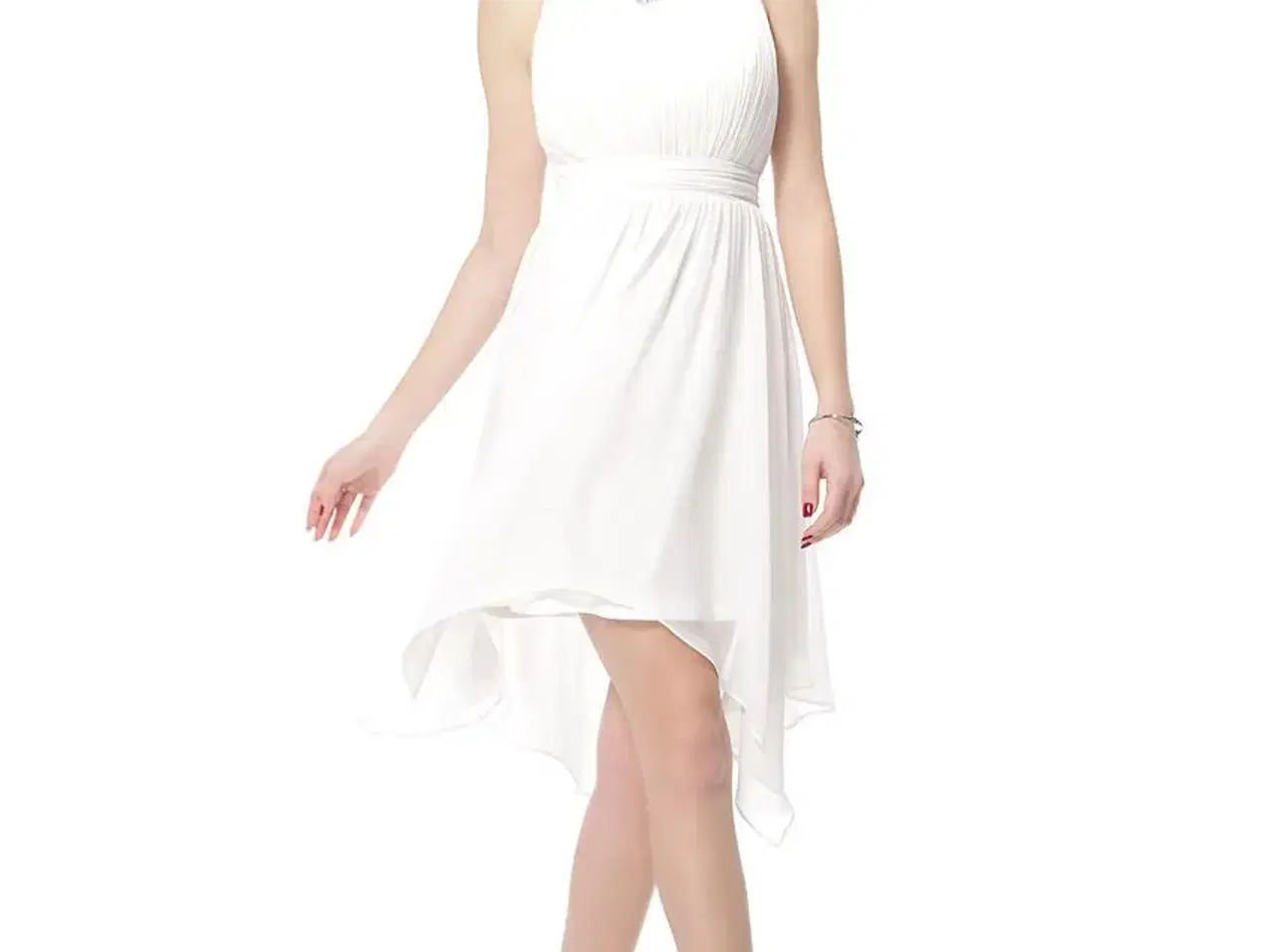 Billede 4 - smuk hvid/off white kjole