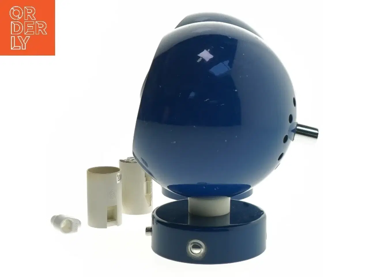 Billede 2 - Blå lamper med kugledesign fra Frandsen (str. 14 cm)
