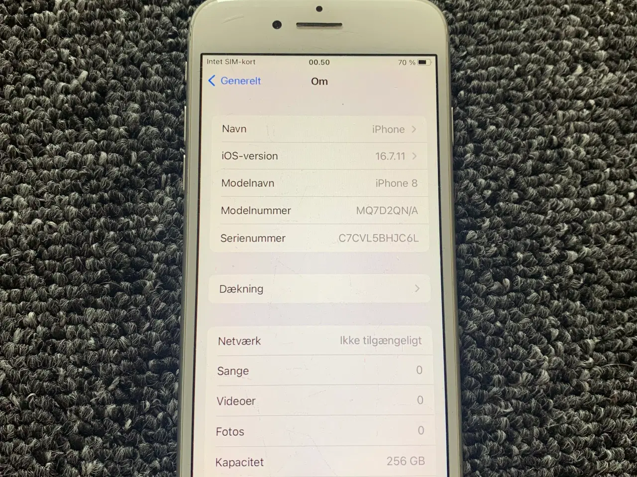 Billede 2 - Fin iPhone 8! 256GB!