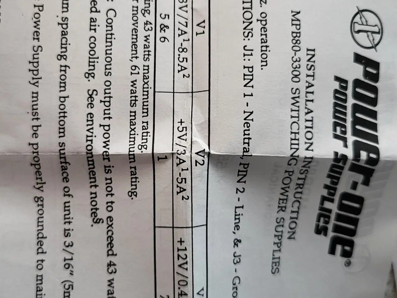 Billede 5 - Switchmode powersupply med 3 udgange 3.3V 5V 12V